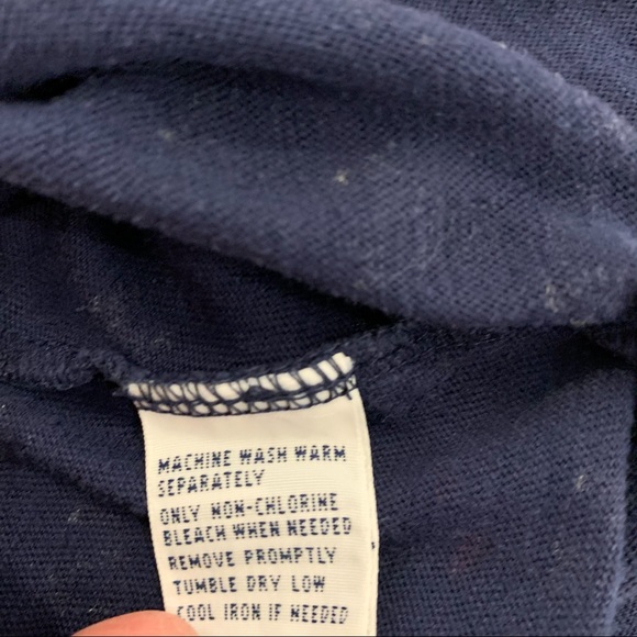 Polo Ralph Lauren Navy Nautical Polo Size Large - Picture 5 of 5